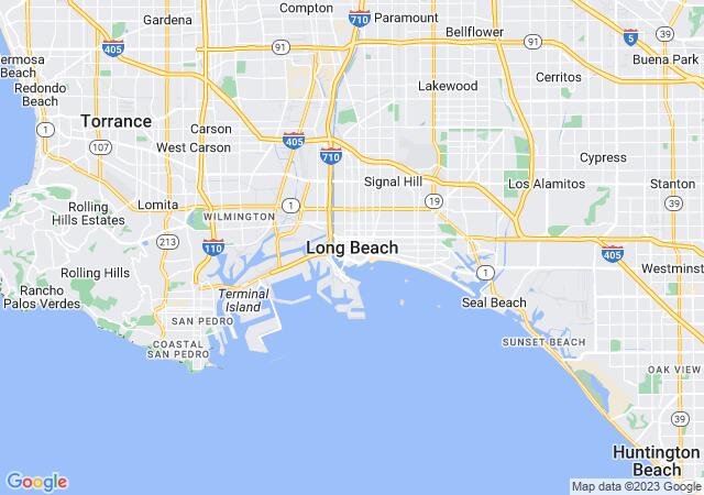 Google Map image for Long Beach, California