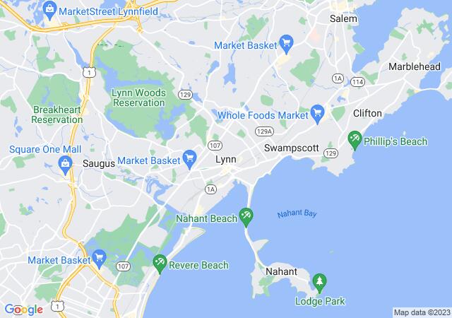 Google Map image for Lynn, Massachusetts