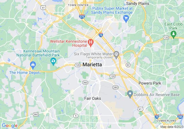 Google Map image for Marietta, Georgia