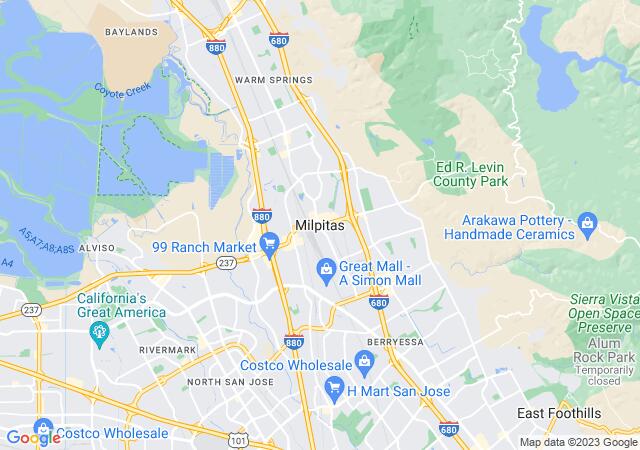 Google Map image for Milpitas, California