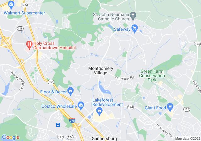 Google Map image for Montgomery Village, Maryland