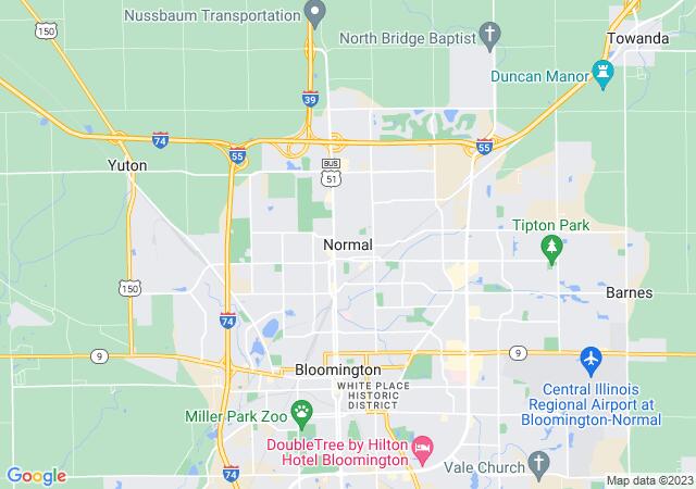 Google Map image for Normal, Illinois
