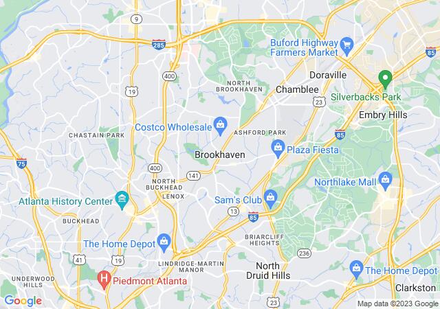 Google Map image for North Atlanta, Georgia