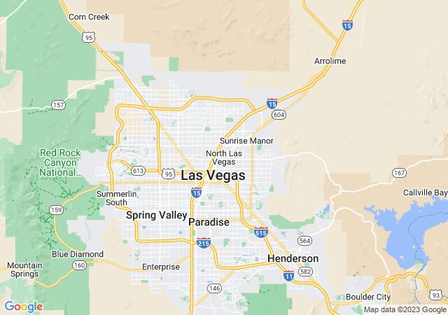 Google Map image for North Las Vegas, Nevada