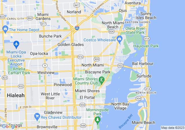 Google Map image for North Miami, Florida