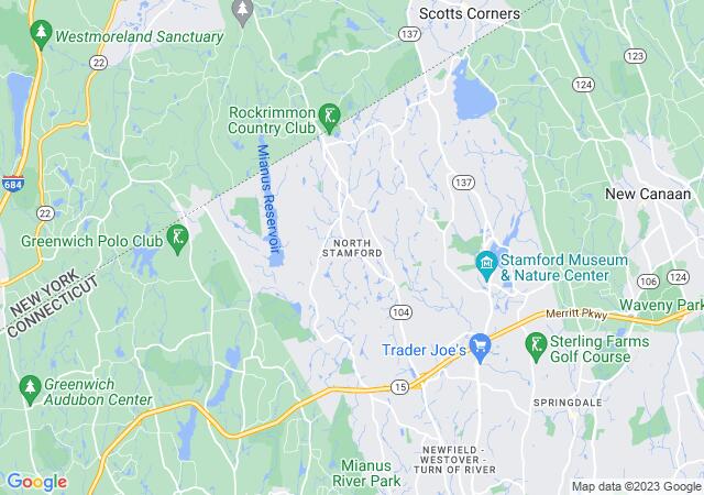 Google Map image for North Stamford, Connecticut
