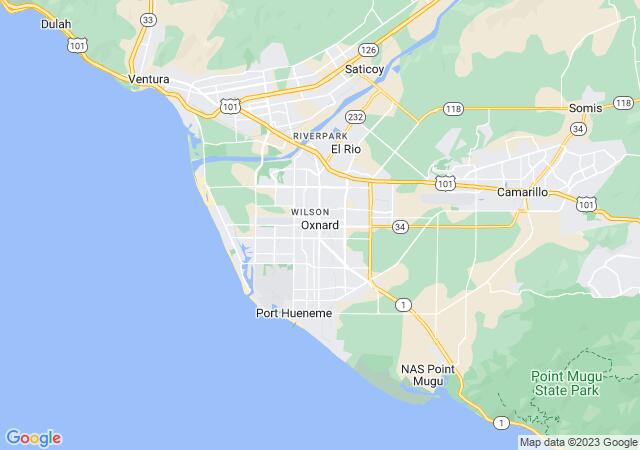 Google Map image for Oxnard, California