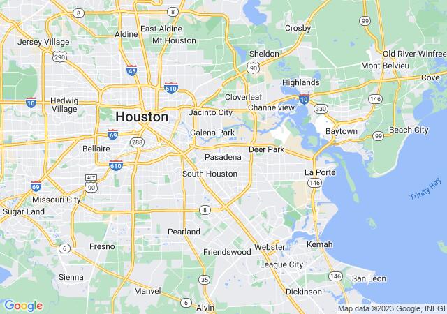 Google Map image for Pasadena, Texas