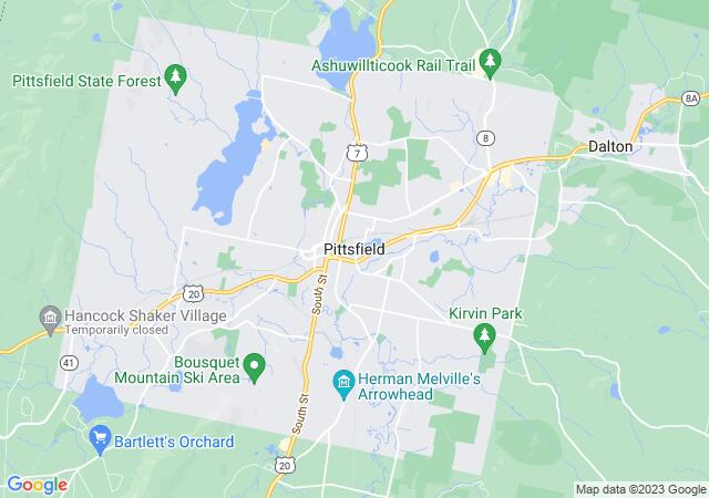 Google Map image for Pittsfield, Massachusetts