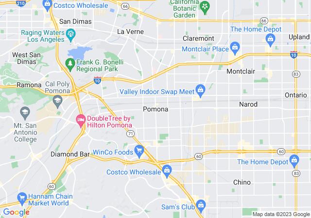 Google Map image for Pomona, California