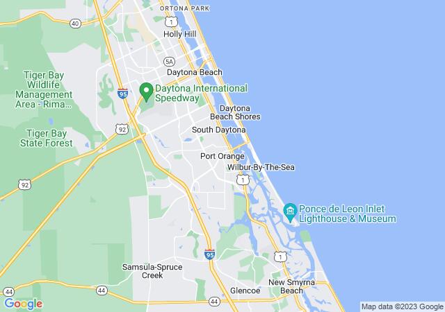 Google Map image for Port Orange, Florida