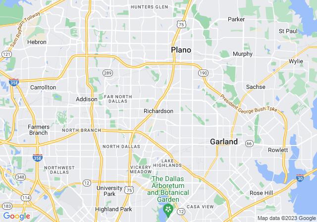 Google Map image for Richardson, Texas