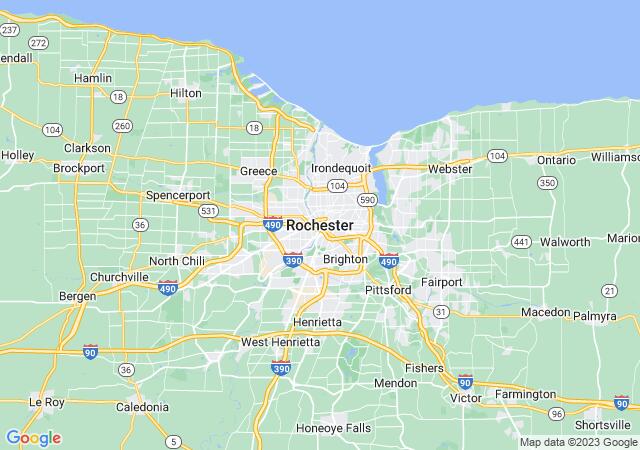 Google Map image for Rochester, New York