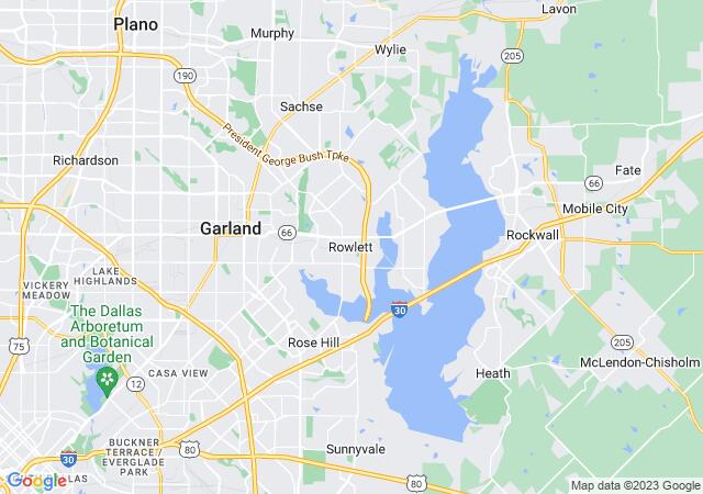 Google Map image for Rowlett, Texas