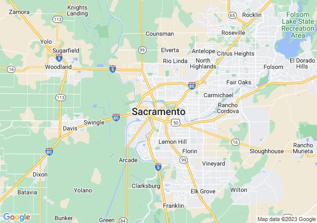 Google Map image for Sacramento, California