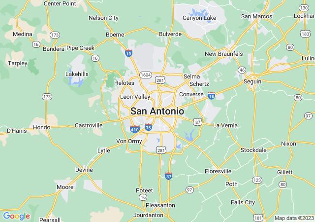 Google Map image for San Antonio, Texas