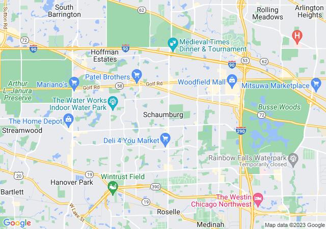 Google Map image for Schaumburg, Illinois
