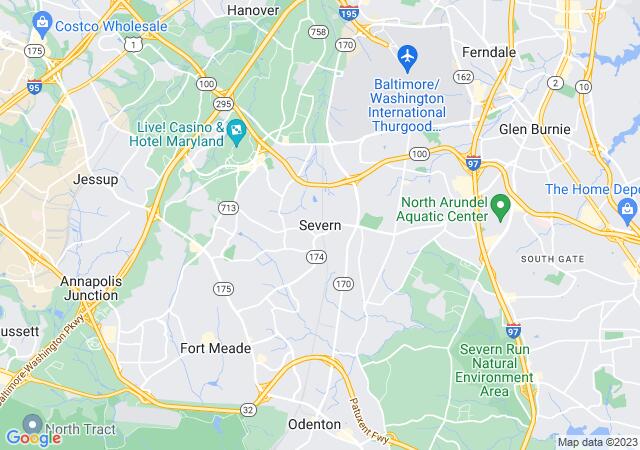 Google Map image for Severn, Maryland