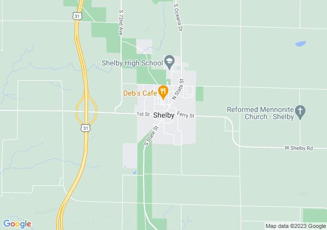 Google Map image for Shelby, Michigan
