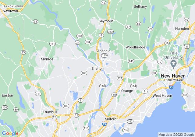 Google Map image for Shelton, Connecticut