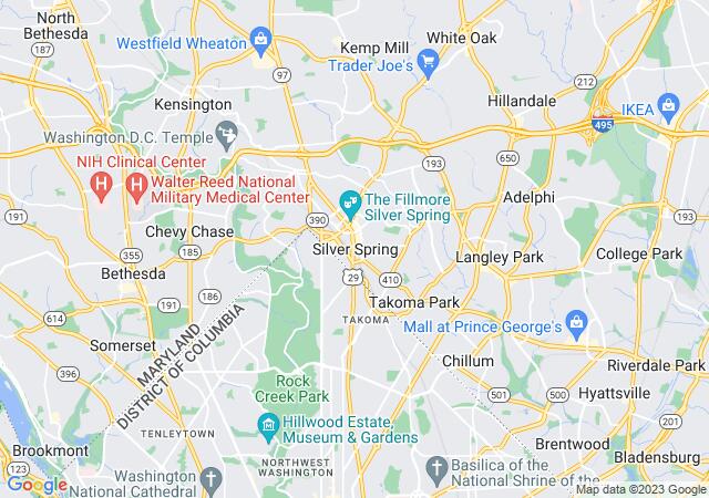 Google Map image for Silver Spring, Maryland