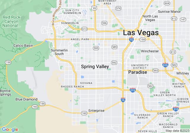 Google Map image for Spring Valley, Nevada