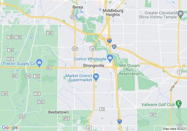 Google Map image for Strongsville, Ohio