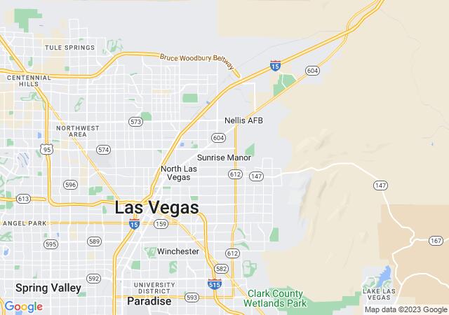 Google Map image for Sunrise Manor, Nevada
