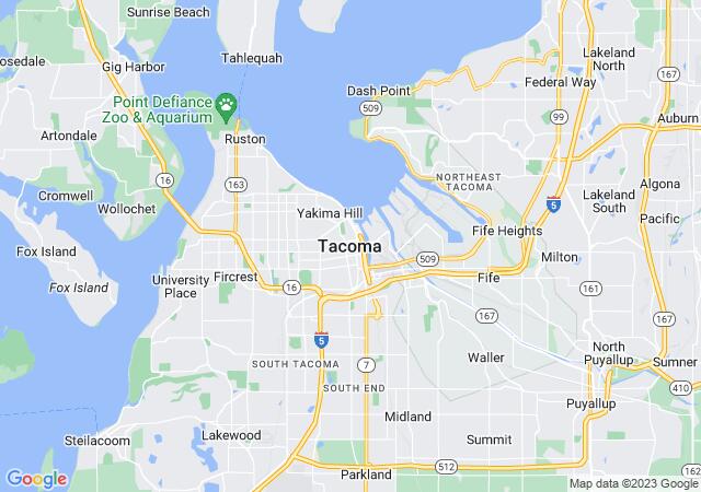 Google Map image for Tacoma, Washington