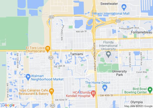 Google Map image for Tamiami, Florida