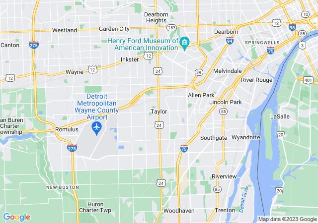 Google Map image for Taylor, Michigan