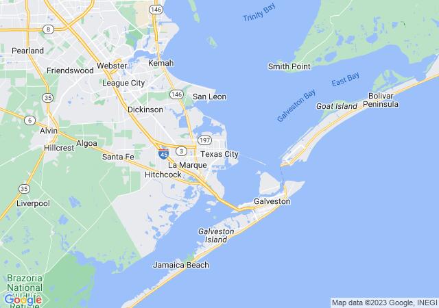 Google Map image for Texas City, Texas