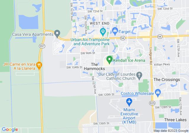 Google Map image for The Hammocks, Florida