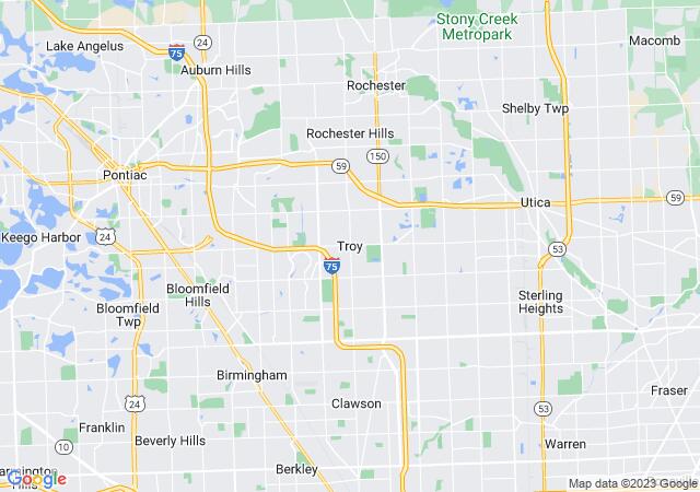 Google Map image for Troy, Michigan