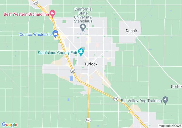 Google Map image for Turlock, California