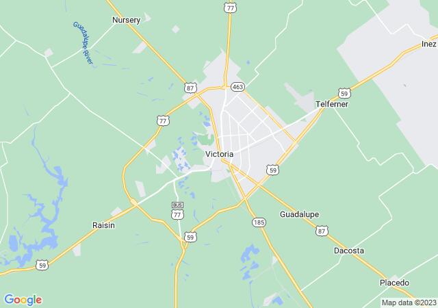 Google Map image for Victoria, Texas