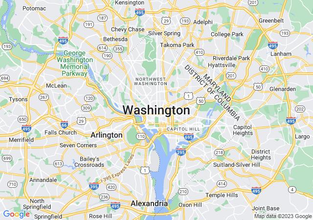 Google Map image for Washington DC, DC