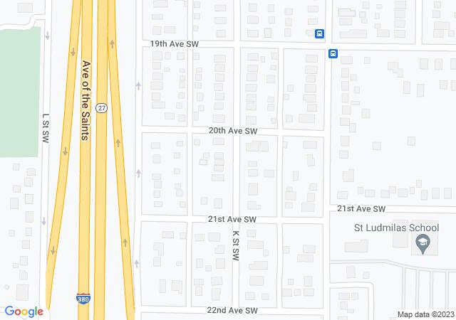 Google Map image for West Cedar Rapids, Iowa