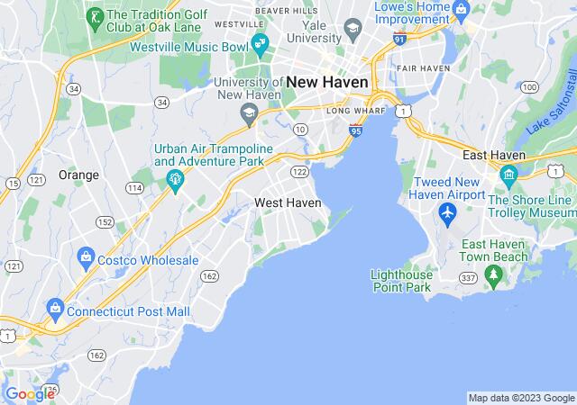 Google Map image for West Haven, Connecticut