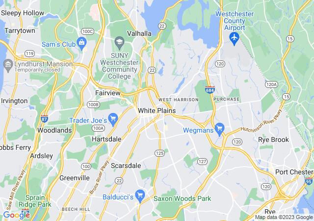 Google Map image for White Plains, New York