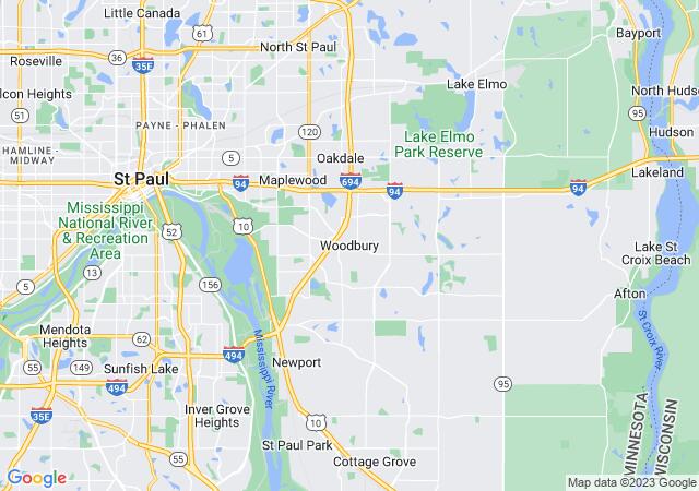 Google Map image for Woodbury, Minnesota