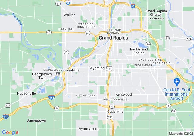 Google Map image for Wyoming, Michigan